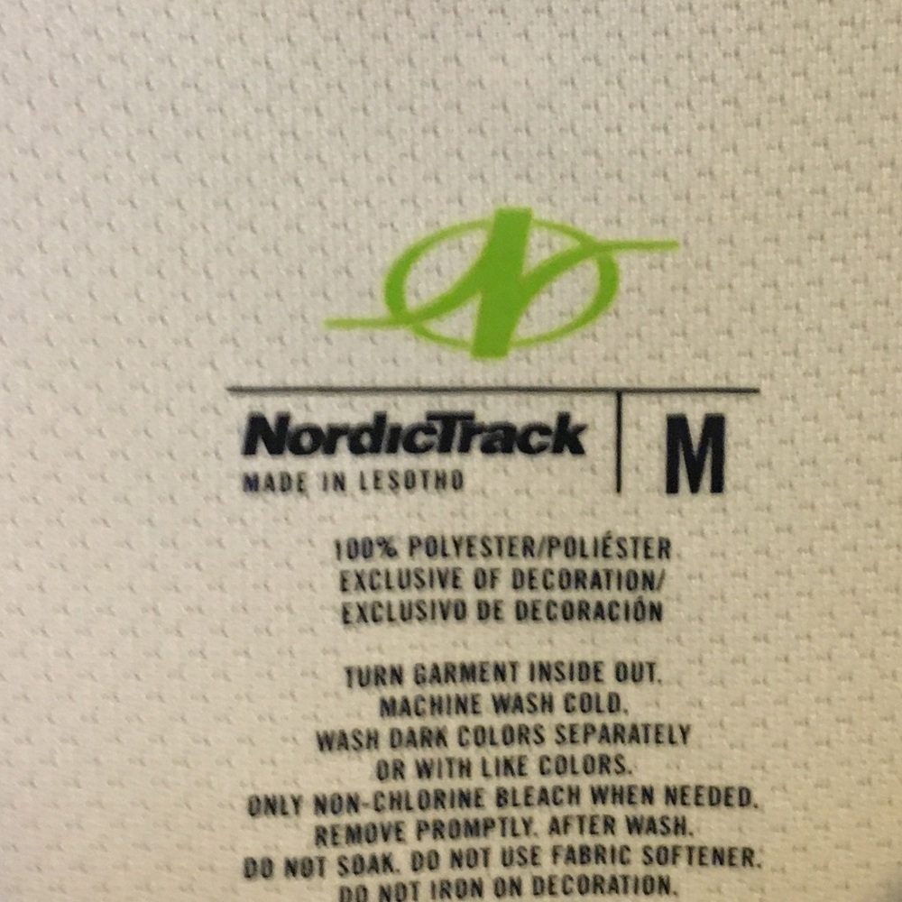 Nordictrack golf shirt